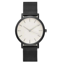 Men watch Clock Wristwatches Crystal Stainless Steel Analog Quartz Wrist Watch Bracelet Watches Minimalist Watches montre homme