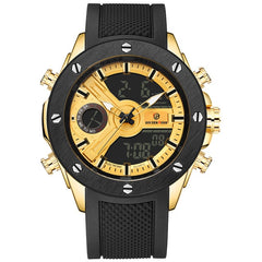 Men Watch Luxury Brand OLDENHOUR Fashion Analog Digital Sports Mens Watches Waterproof Silicone Quartz Watch Relogio Masculino